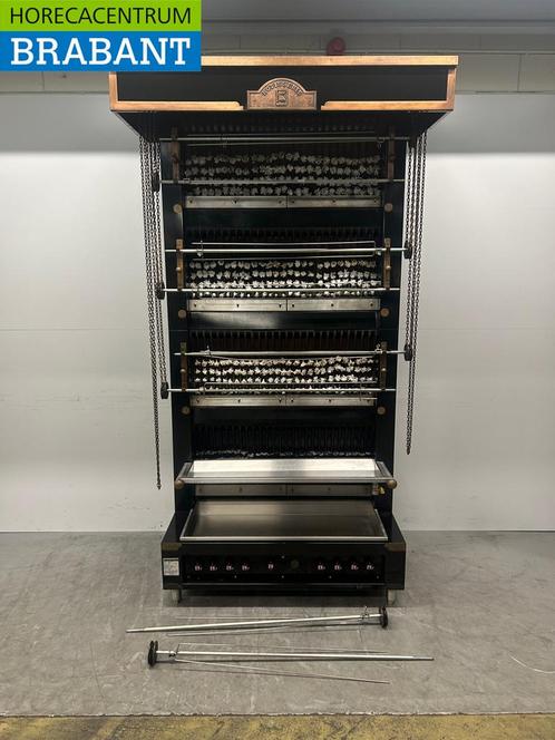 Ubert FF38 Verticale Kippengrill Grill 8 spiezen GAS/230V, Zakelijke goederen, Horeca | Keukenapparatuur, Ophalen of Verzenden