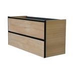 Wastafelonderkast met 2 Laden Wiesbaden Lotus 100x45.2 cm, Ophalen of Verzenden, Nieuw, Bad