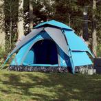 vidaXL Koepeltent 5-persoons snelontgrendeling blauw, Caravans en Kamperen, Verzenden, Nieuw