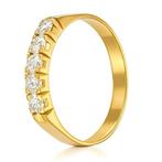 Ring - 18 karaat Geel goud - 0.35ct. tw. Diamant, Nieuw