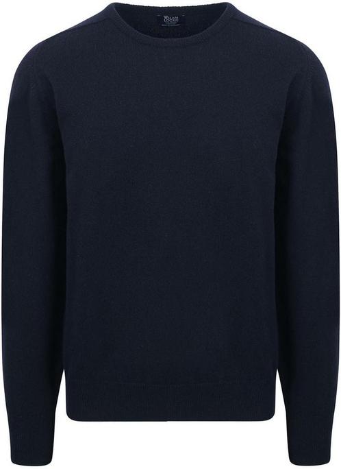 William Lockie Lamswol Navy maat Maat 52/54 (L) Heren, Kleding | Heren, Truien en Vesten, Blauw, Nieuw, Maat 52/54 (L), Verzenden