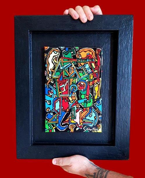 Enrique Ringa (1975) - Samay, Antiek en Kunst, Kunst | Schilderijen | Modern