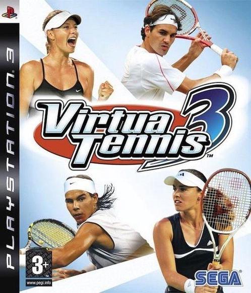 Virtua Tennis 3 (PS3 Games), Games en Spelcomputers, Games | Sony PlayStation 3, Zo goed als nieuw, Ophalen of Verzenden