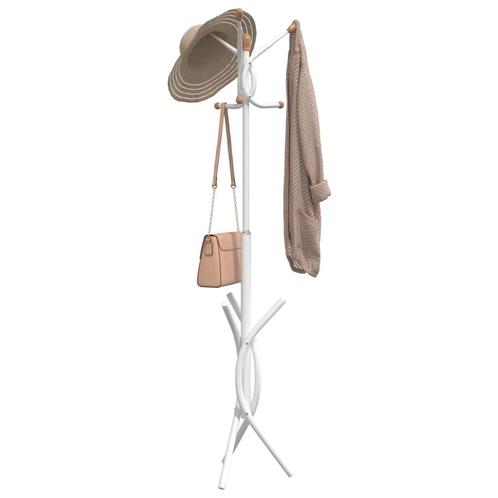 vidaXL Kapstok 176 cm gepoedercoat ijzer wit, Huis en Inrichting, Woonaccessoires | Kapstokken, Nieuw, Verzenden