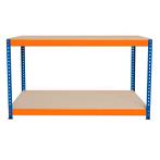 Werkbank met 2 Legplanken S-Rax - 150cm x 60cm x 90cm, Verzenden