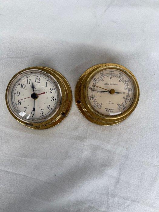 junghans - Weerstation (2) - Messing, Glas, Antiek en Kunst, Curiosa en Brocante