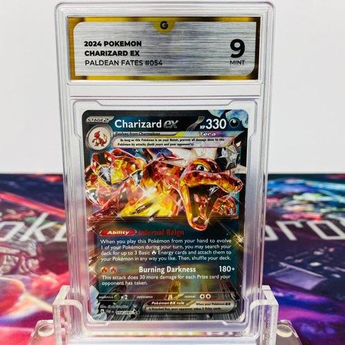 Pokémon Graded card - Charizard EX #054 Paldean Fates -, Hobby en Vrije tijd, Verzamelkaartspellen | Pokémon