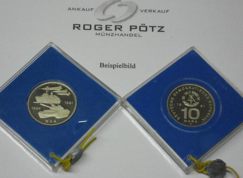 Ddr 10 Mark 25 Jahre Nva 1981 polierte Platte originalver..., Postzegels en Munten, Munten | Europa | Niet-Euromunten, België