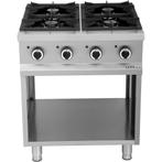 Gasfornuis | 4 Branders (4x 6.5kW) | Open Onderkast |, Verzenden