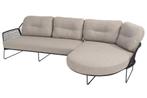 Taste by 4 Seasons Rhodos chaise loungebank antraciet |, Nieuw