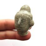 Vroege Ayutthaya Geglazuurde keramiek Beeldje hoofd fragment