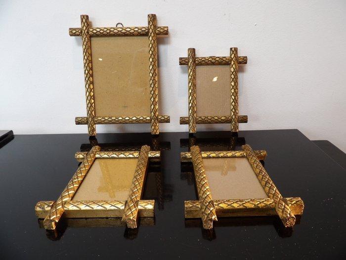 Fotolijst (4) - Hout Verguld, Antiek en Kunst, Curiosa en Brocante