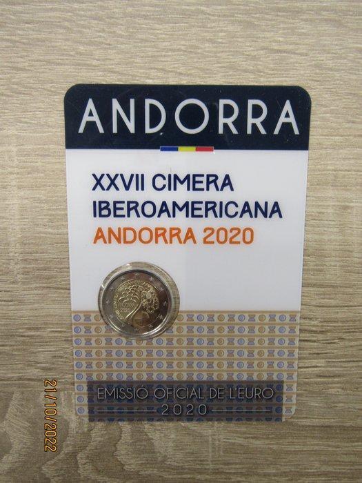 Andorra. 2 Euro 2020/2021 (4 coincards) (Zonder, Postzegels en Munten, Munten | Europa | Euromunten