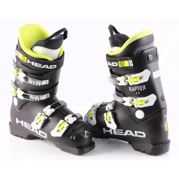 38 38,5 kinder skischoenen HEAD RAPTOR 60, black/white/yello, Sport en Fitness, Skiën en Langlaufen, Verzenden