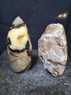 XXL Septaria, Septarie sculptures 13 - 12 cm- 2123 g, Verzamelen, Mineralen en Fossielen