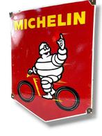 Michelin - Plaque émaillée - XL - Émail, Antiek en Kunst