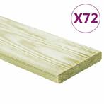 vidaXL Terrasplanken 72 st 8,64 m² 1 m massief grenenhout, Doe-het-zelf en Bouw, Vloerdelen en Plavuizen, Verzenden, Nieuw