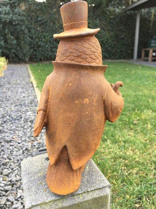 sculptuur, CHARMANTE UIL - 200 mm - Gietijzer - 2025, Antiek en Kunst, Curiosa en Brocante