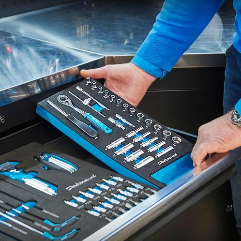 Datona Dopsleutelset 1/4 opname 28-delig in Plus, Doe-het-zelf en Bouw, Gereedschap | Handgereedschap, Ophalen of Verzenden