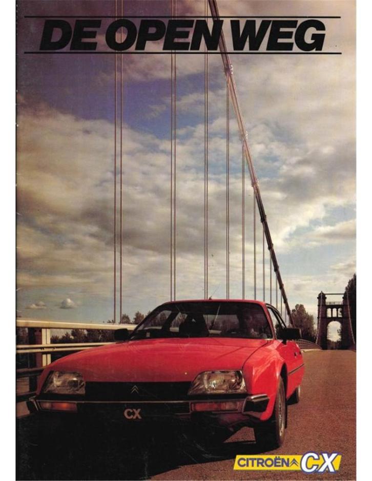 1984 CITROËN CX BROCHURE NEDERLANDS, Boeken, Auto's | Folders en Tijdschriften