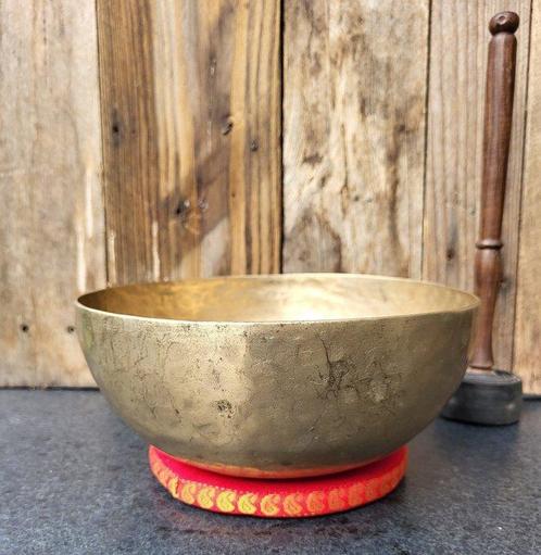 Onbekend - Zeer oude Jambati Singing bowl 21 cm - -, Muziek en Instrumenten, Blaasinstrumenten | Blokfluiten