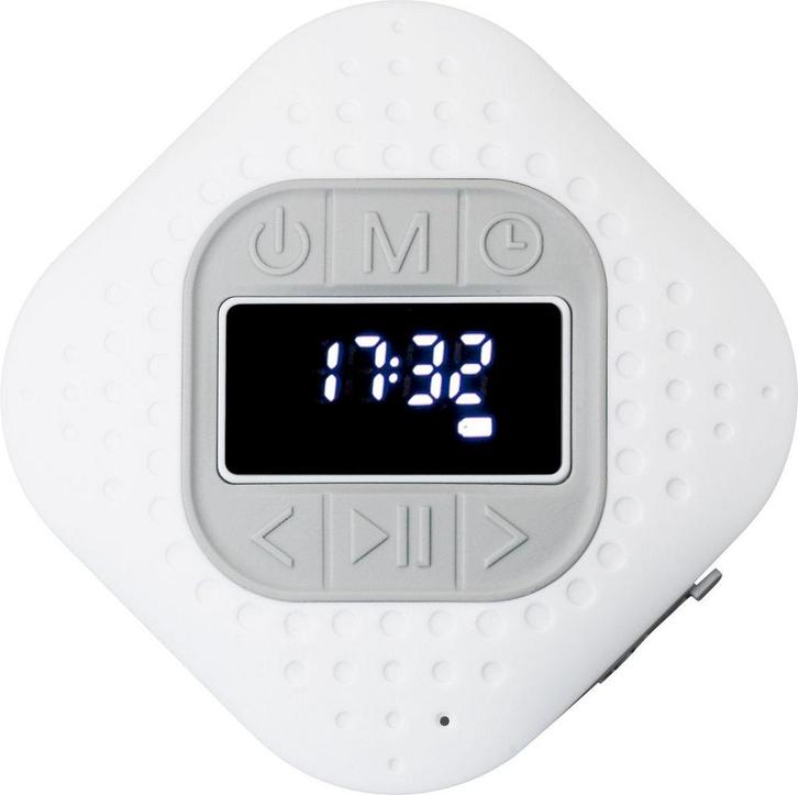 Radio - met Bluetooth - Waterbestendig - Wit - Lenco - BAR-0, Audio, Tv en Foto, Radio's, Nieuw, Verzenden