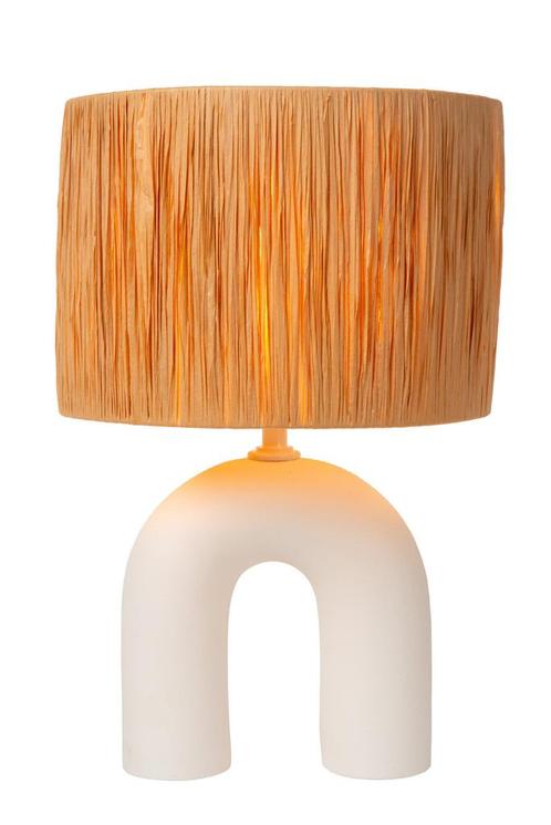Lucide RONDA - Tafellamp - 1xE27 - Wit, Huis en Inrichting, Lampen | Tafellampen, Nieuw, Verzenden