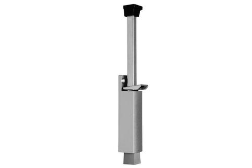 Luxe deurvastzetter schootuitslag van 120 mm zilver grijs, Doe-het-zelf en Bouw, Hang- en Sluitwerk, Overige typen, Nieuw, Overige materialen