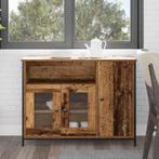 vidaXL Serre Old Wood 100x35x75 cm Engineered Wood, Verzenden, Nieuw