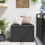 vidaXL Tuinbox 78x44x55 cm antraciet, Tuin en Terras, Bergingen en Tuinkasten, Verzenden, Nieuw
