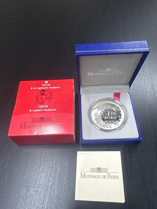 Frankrijk. 1 1/2 Euro 2007 Tintin et le Capitaine Haddock, Postzegels en Munten, Munten | Europa | Euromunten