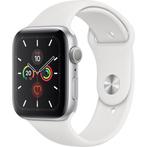 Apple Watch Series 5 | 44mm Zilver Aluminium Witte Sportband, Handtassen en Accessoires, Overige Accessoires, Ophalen of Verzenden