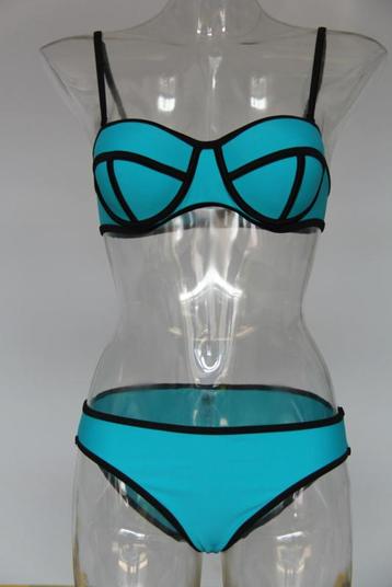 Beugel bikini Neopreen triangle M L *ZOMER 2024* TURQUOISE beschikbaar voor biedingen