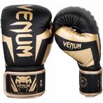 Venum Elite (Kick)Bokshandschoenen Zwart Goud, Sports & Fitness, Boxe, Verzenden