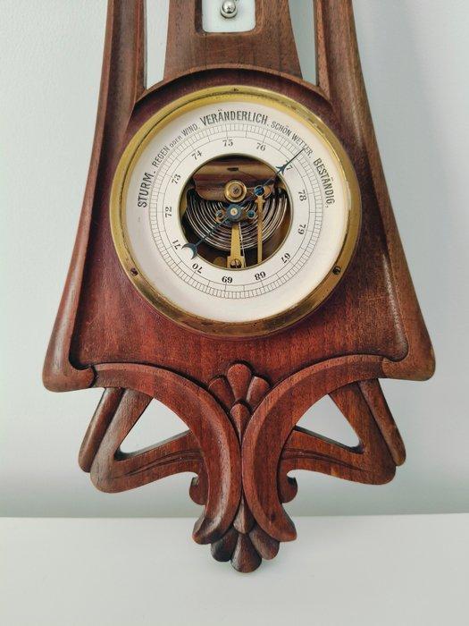 Aneroid barometer - Hout, Antiek en Kunst, Kunst | Designobjecten