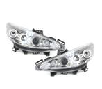 PHARES PEUGEOT 207 06-12 ANGEL EYES FOND CHROMÉ, Auto-onderdelen, Verzenden, Nieuw