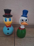Twee Vintage Donald Duck figuren , spaarpot en tuimelaar -, Verzamelen, Nieuw