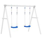 vidaXL Schommelzitjes 2 st met touwen 37x15 cm polyetheen, Kinderen en Baby's, Speelgoed | Buiten | Speeltoestellen, Verzenden