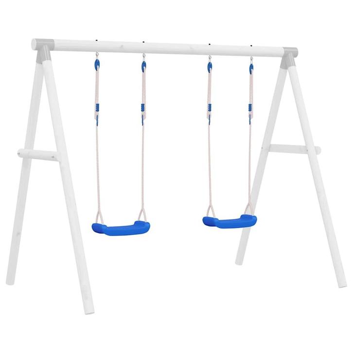 vidaXL Schommelzitjes 2 st met touwen 37x15 cm polyetheen, Kinderen en Baby's, Speelgoed | Buiten | Speeltoestellen, Nieuw, Verzenden