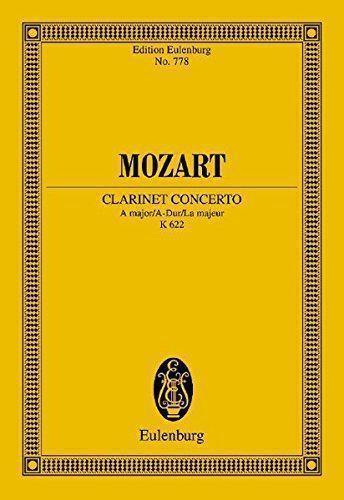 Clarinet Concerto K.622 a Major (Edition Eulenburg), Mozart,, Livres, Livres Autre, Envoi