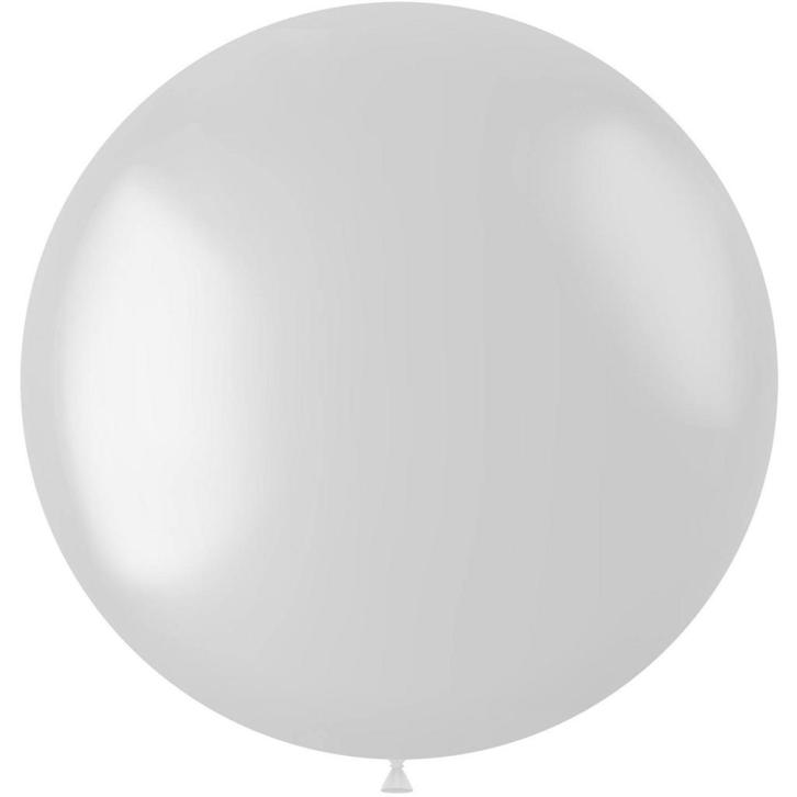 Witte Ballon Coconut White 80cm, Hobby en Vrije tijd, Feestartikelen, Nieuw, Verzenden
