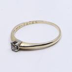 Ring - 14 karaat Geel goud - 0.11ct. tw. Diamant, Nieuw