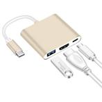 3 in 1 USB-C Hub - Compatibel met Macbook Pro / Air - USB, Verzenden