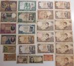 Spanje. - 25 banknotes - various dates  (Zonder, Postzegels en Munten