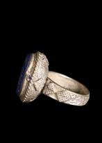 Style islamique ottoman/bedouin métal argenté Anneau avec