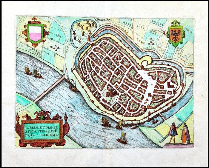 Nederland - City of Deventer, Overijssel, Nederland, Europa;, Boeken, Atlassen en Landkaarten