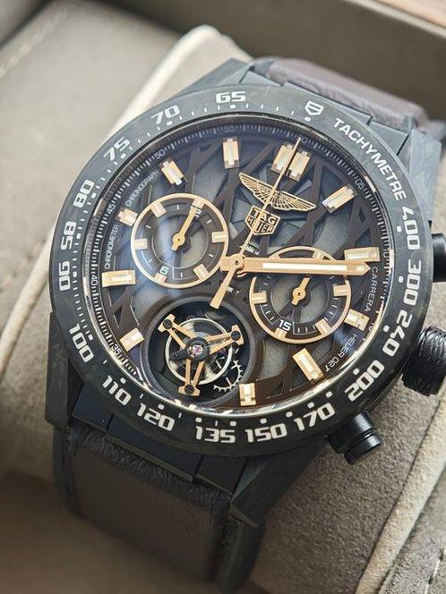 TAG Heuer - Carrera x Aston Martin Tourbillon -, Handtassen en Accessoires, Horloges | Heren
