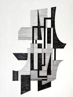 Eugene Eechaut (1928-2019) - Architectural rhythms, Antiek en Kunst, Kunst | Schilderijen | Modern