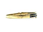 Armband - 18 karaat Geel goud - 1.60ct. tw. Saffier -, Handtassen en Accessoires, Armbanden, Nieuw