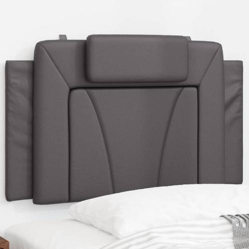 vidaXL Coussin de tête de lit gris 80 cm similicuir, Maison & Meubles, Chambre à coucher | Lits, Neuf, Envoi